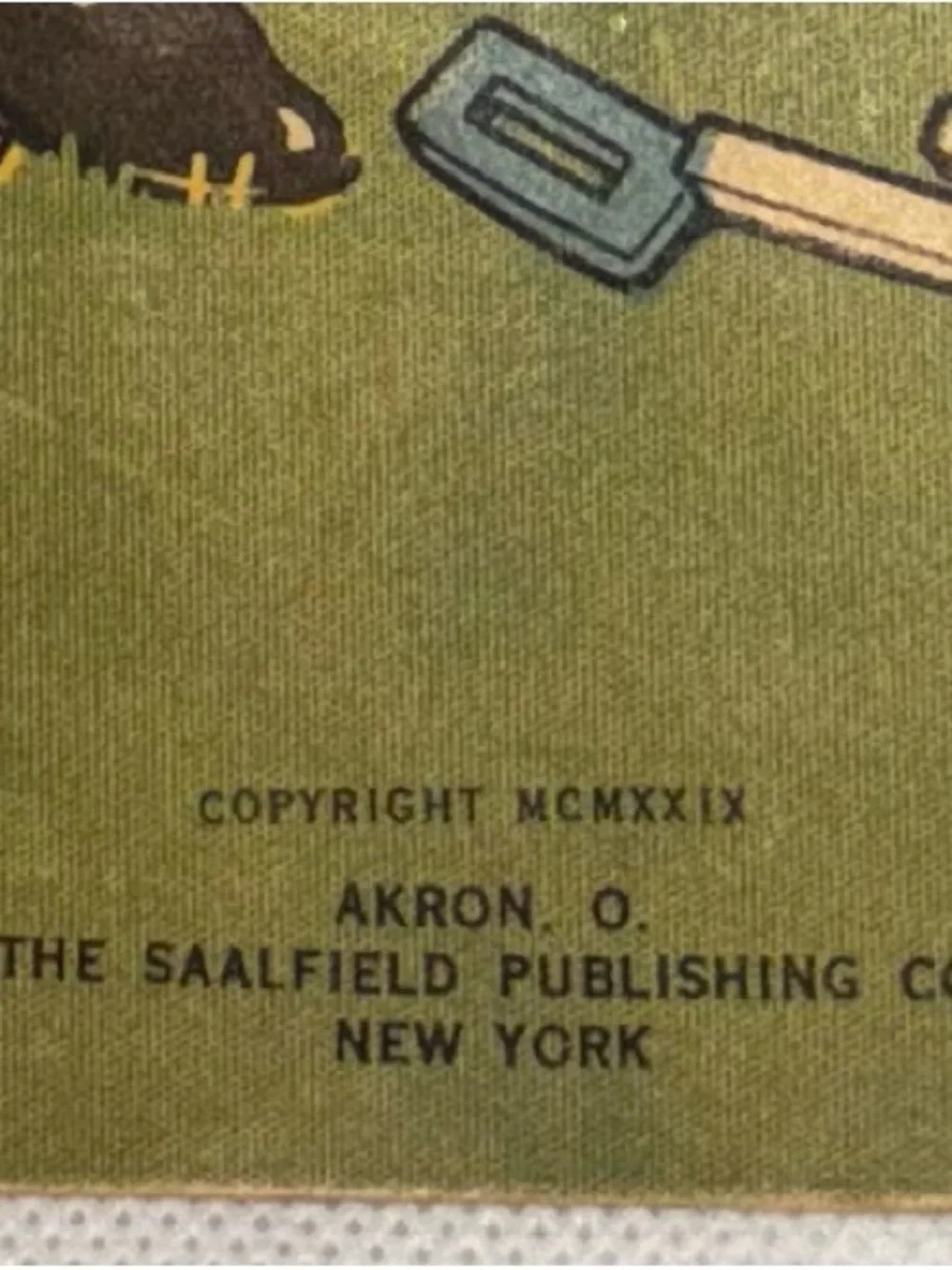 Vintage 1934 Saalfield Alphabet Book Corinne Ringel Bailey Illustrated ABC